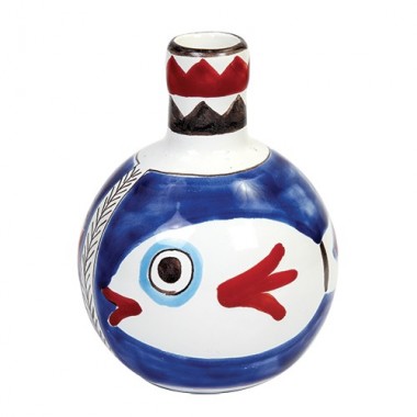 Bottle Folk Fish BT717DFK sicilian ceramic de simone pottery Bottle Folk Fish BT717DFK sicilian ceramic de simone pottery